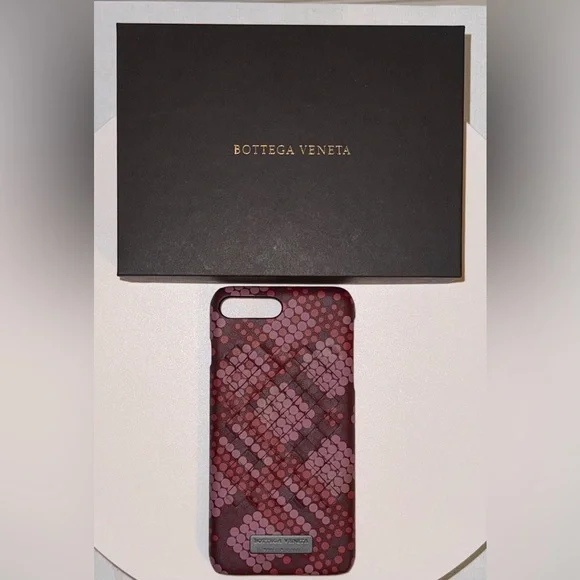 NEW BOTTEGA VENETA INTRECCIATO IPHONE 7S PLUS & 8S PLUS PHONE CASE NIB W/Dustbag - Picture 6 of 14